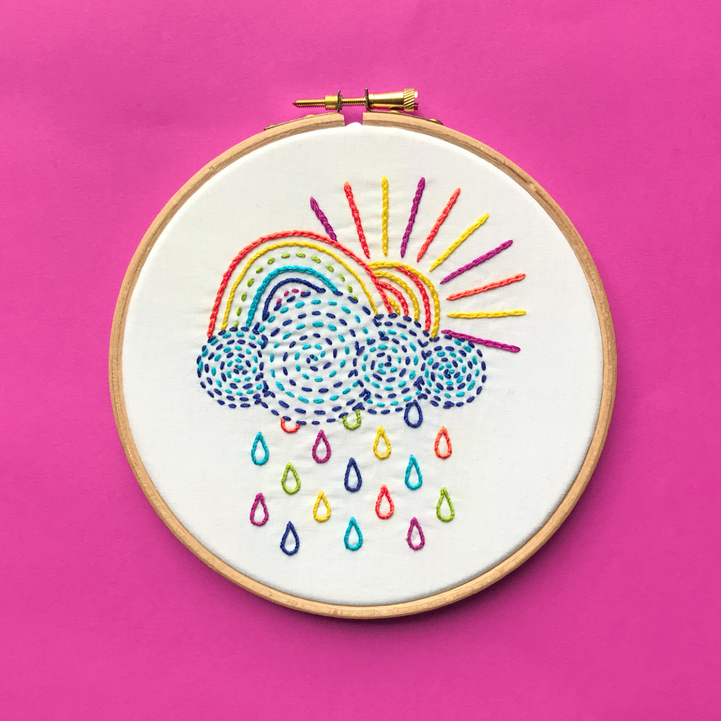 The Unicorn Factory Whatever the Weather Embroidery Pattern Design