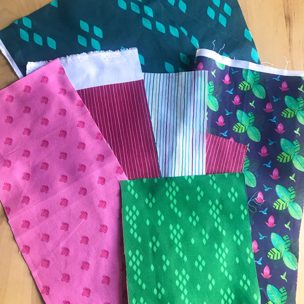 Rainforest Joy Hummingbird fabric sample bundles
