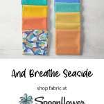 And Breathe seaside. Shop fabric at Spoonflower.