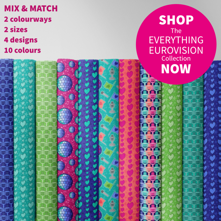 Everything Eurovision – Fabric, Home Accessories & Textiles now available