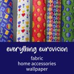 Everything Eurovision. Fabric, home accessories, wallpaper. Shop Now.