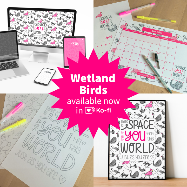 Wetland Birds – A behind the scenes look at creating our April #FeelGoodies