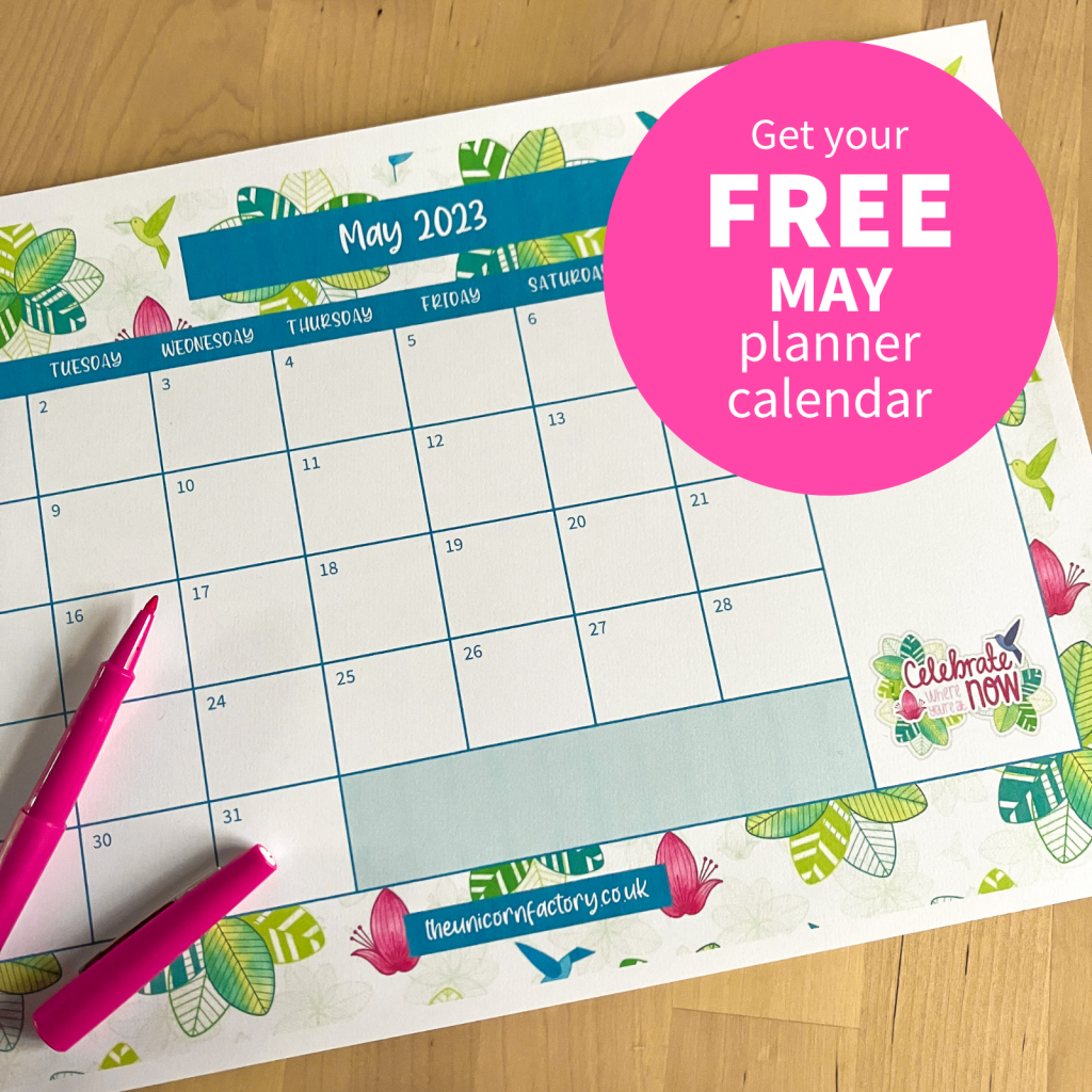 Get your free May planner calendar