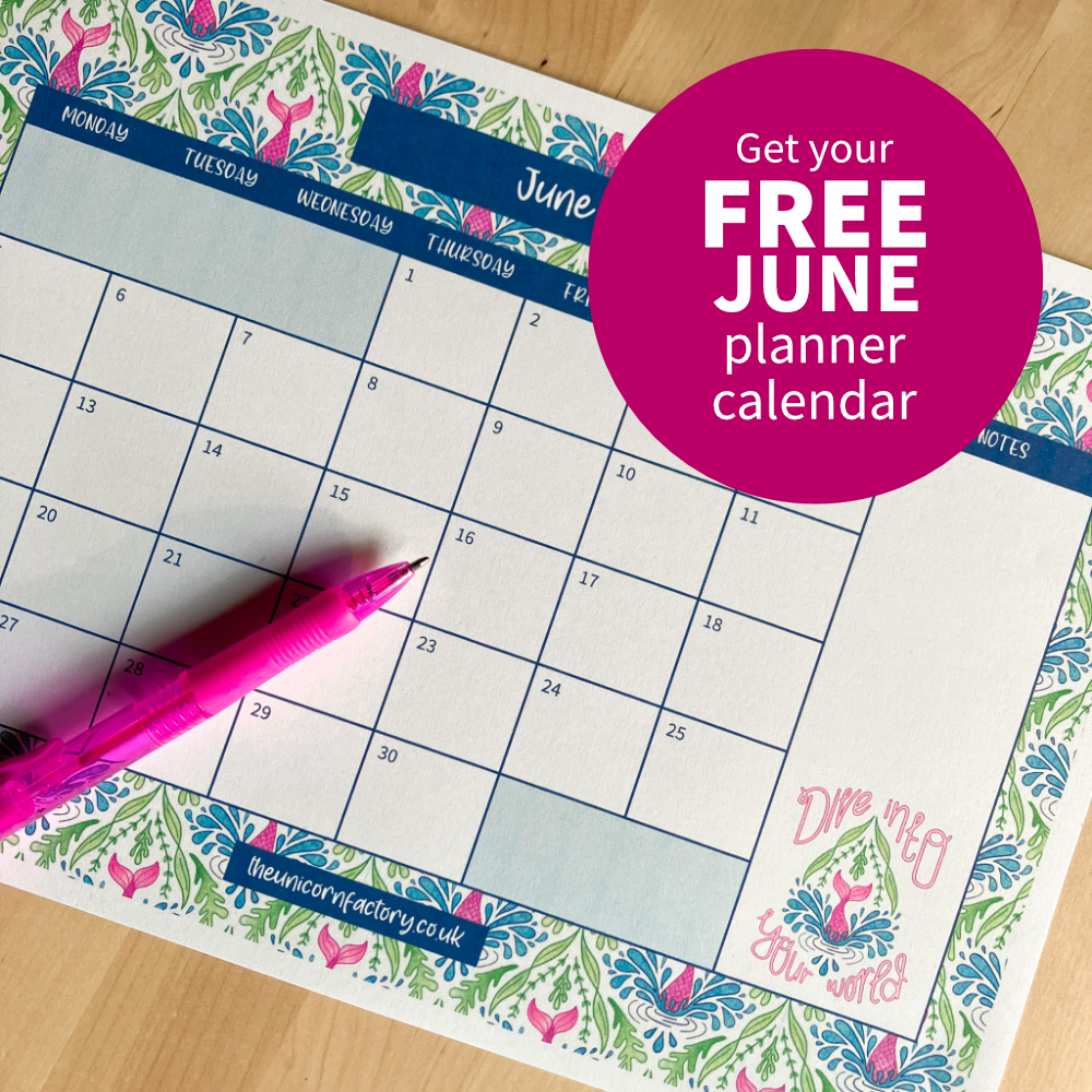 Get your free June planner calendar