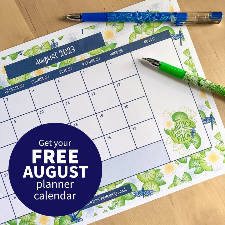 FREE August Planner Calendar