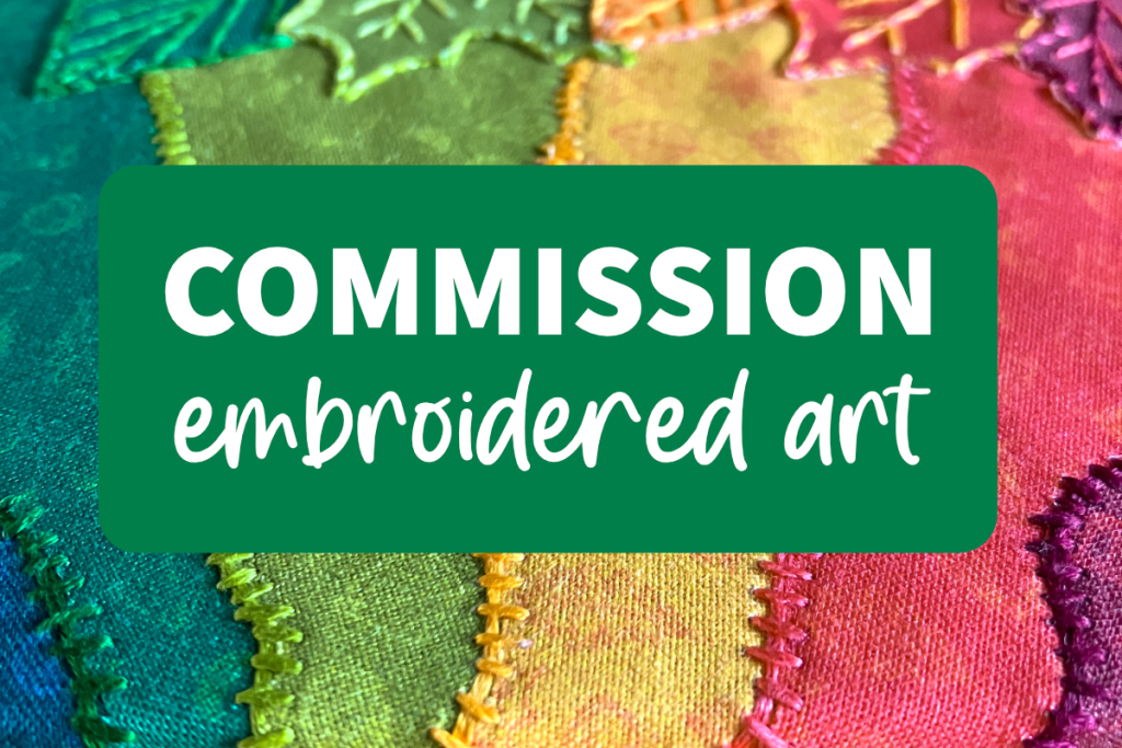 Commission Embroidered art