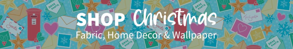 Shop Christmas. Fabric, home decor and wallpaper.